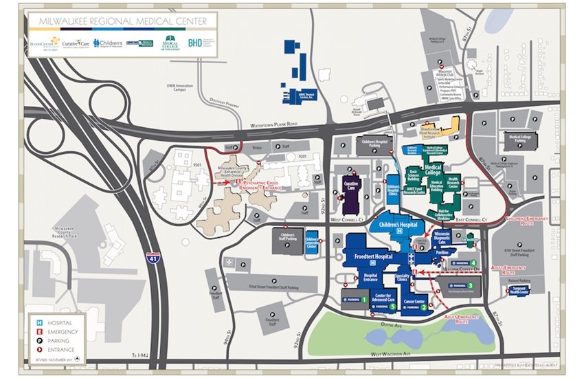 Milwaukee Va Hospital Map