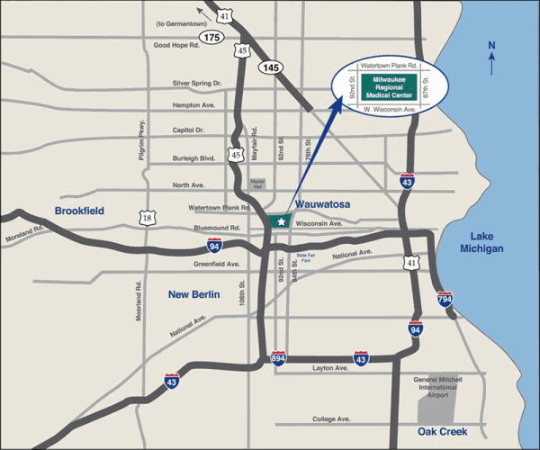 Milwaukee Va Map